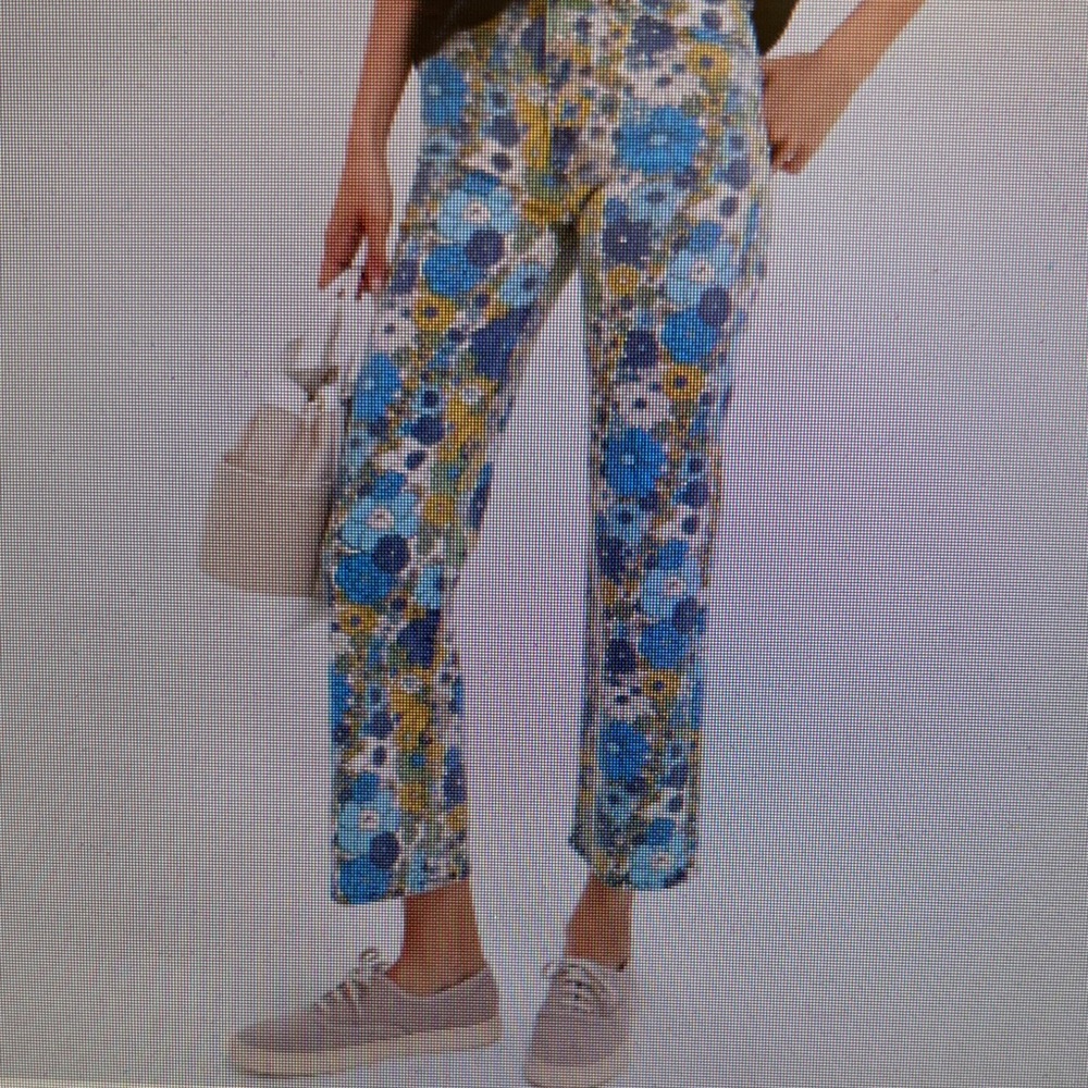 Mother Dirtbike Flowers the Rambler Zip Ankle Jean